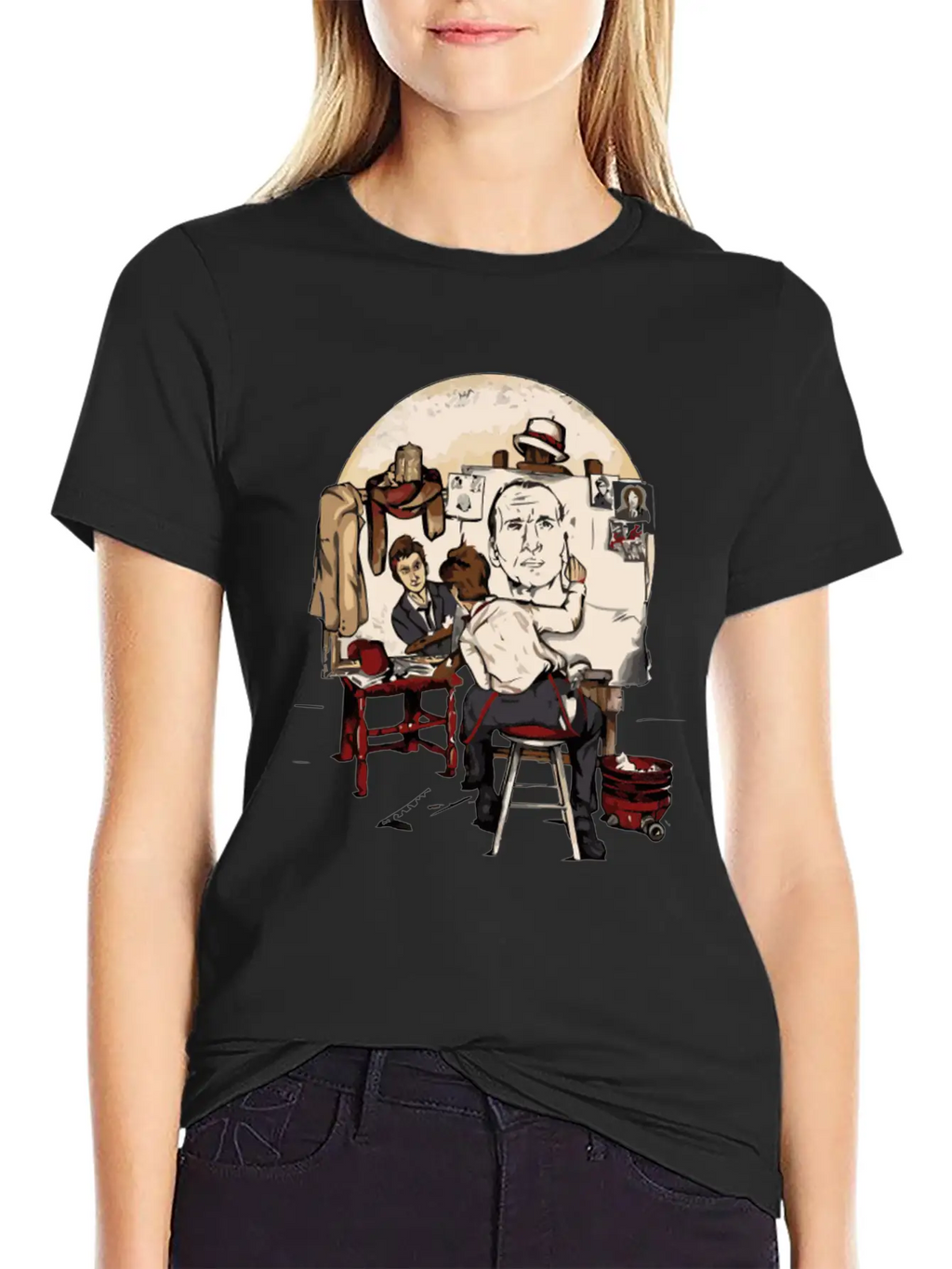 Doctor S Portrait Breathable Soft Cotton T-Shirt – Timeless Casual Look