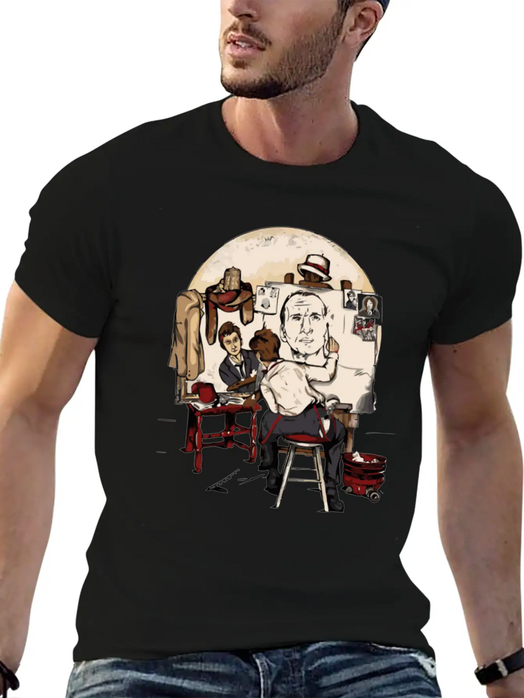 Doctor S Portrait Breathable Soft Cotton T-Shirt – Timeless Casual Look