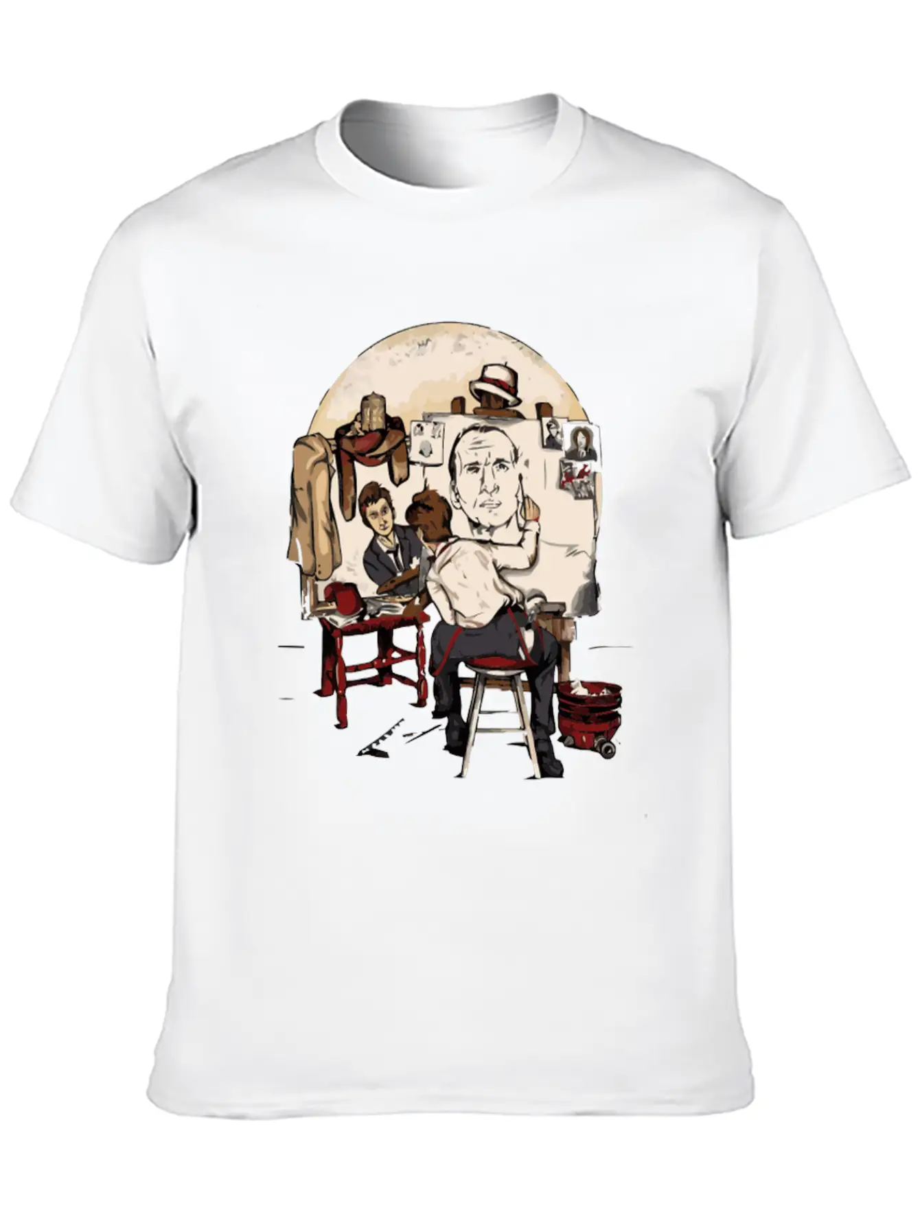 Doctor S Portrait Breathable Soft Cotton T-Shirt – Timeless Casual Look