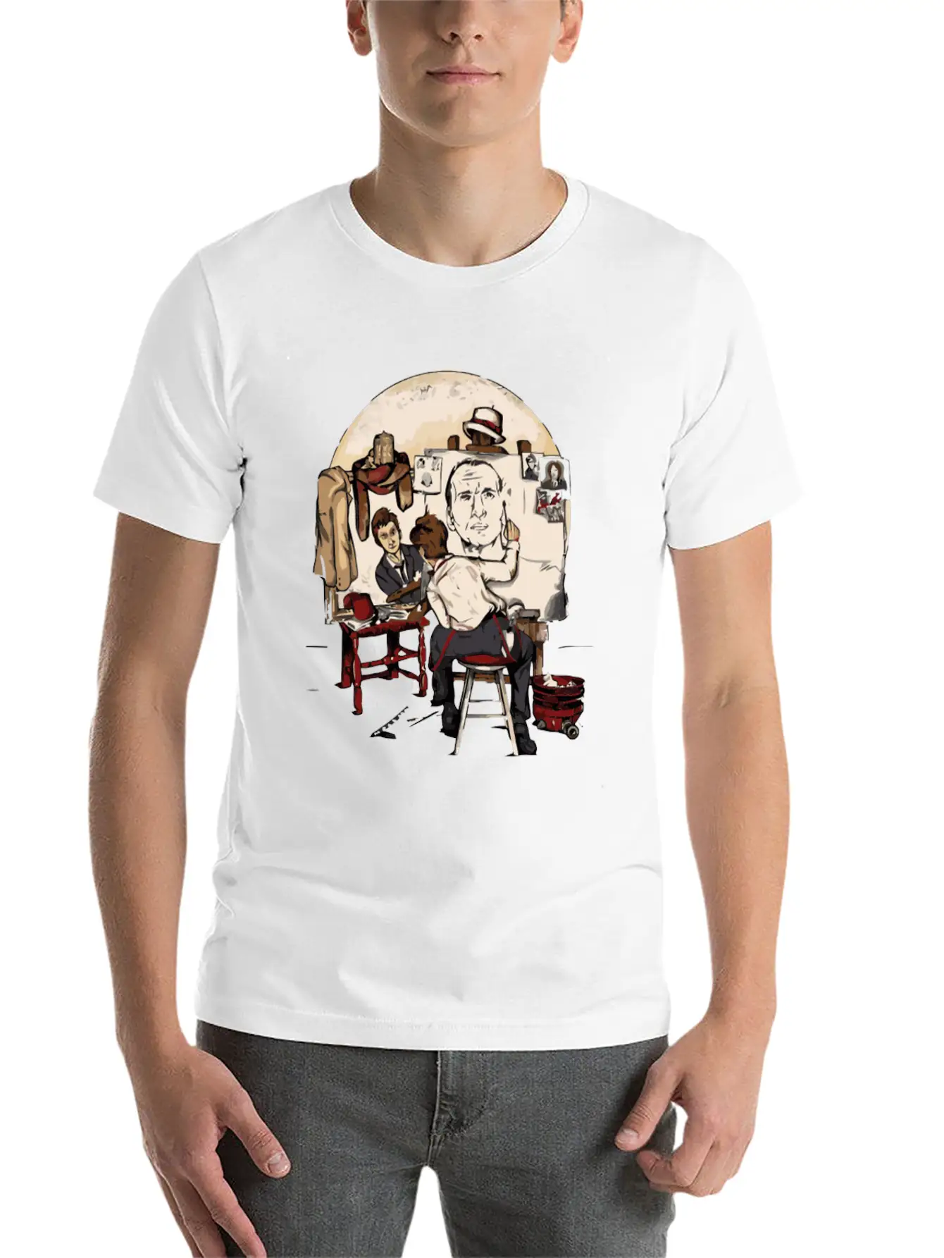 Doctor S Portrait Breathable Soft Cotton T-Shirt – Timeless Casual Look