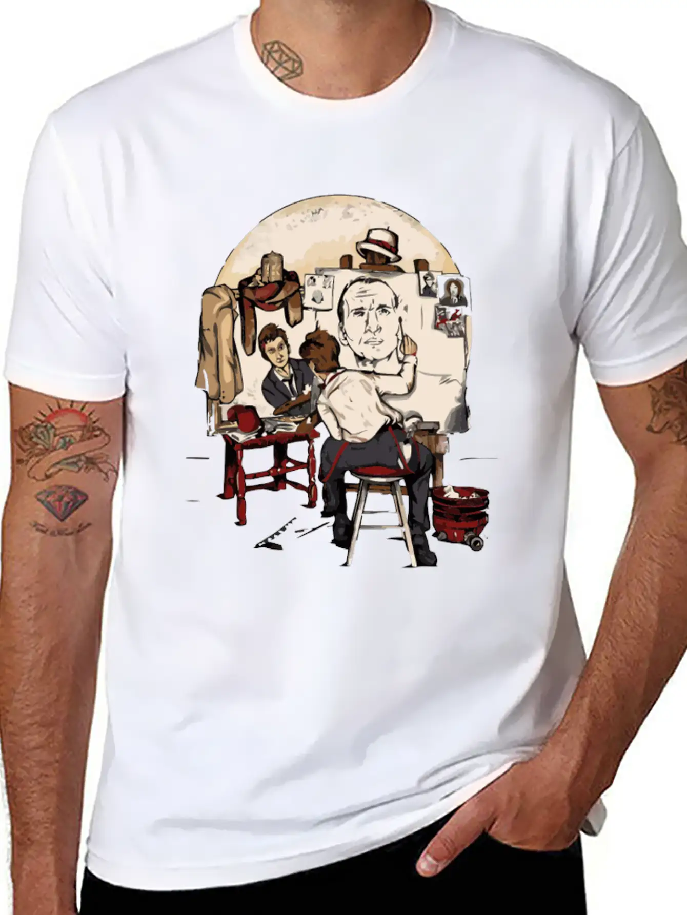 Doctor S Portrait Breathable Soft Cotton T-Shirt – Timeless Casual Look