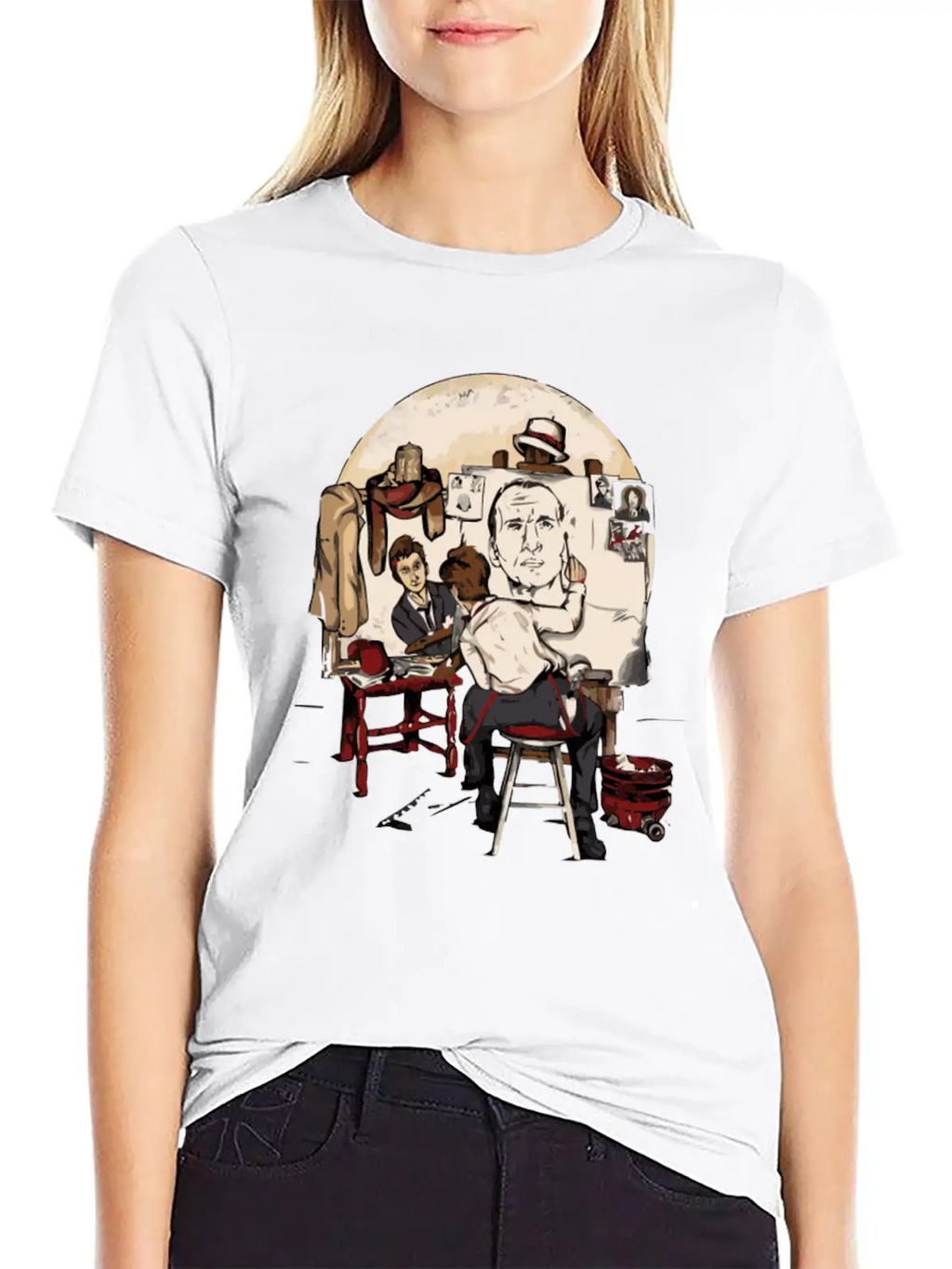 Doctor S Portrait Breathable Soft Cotton T-Shirt – Timeless Casual Look