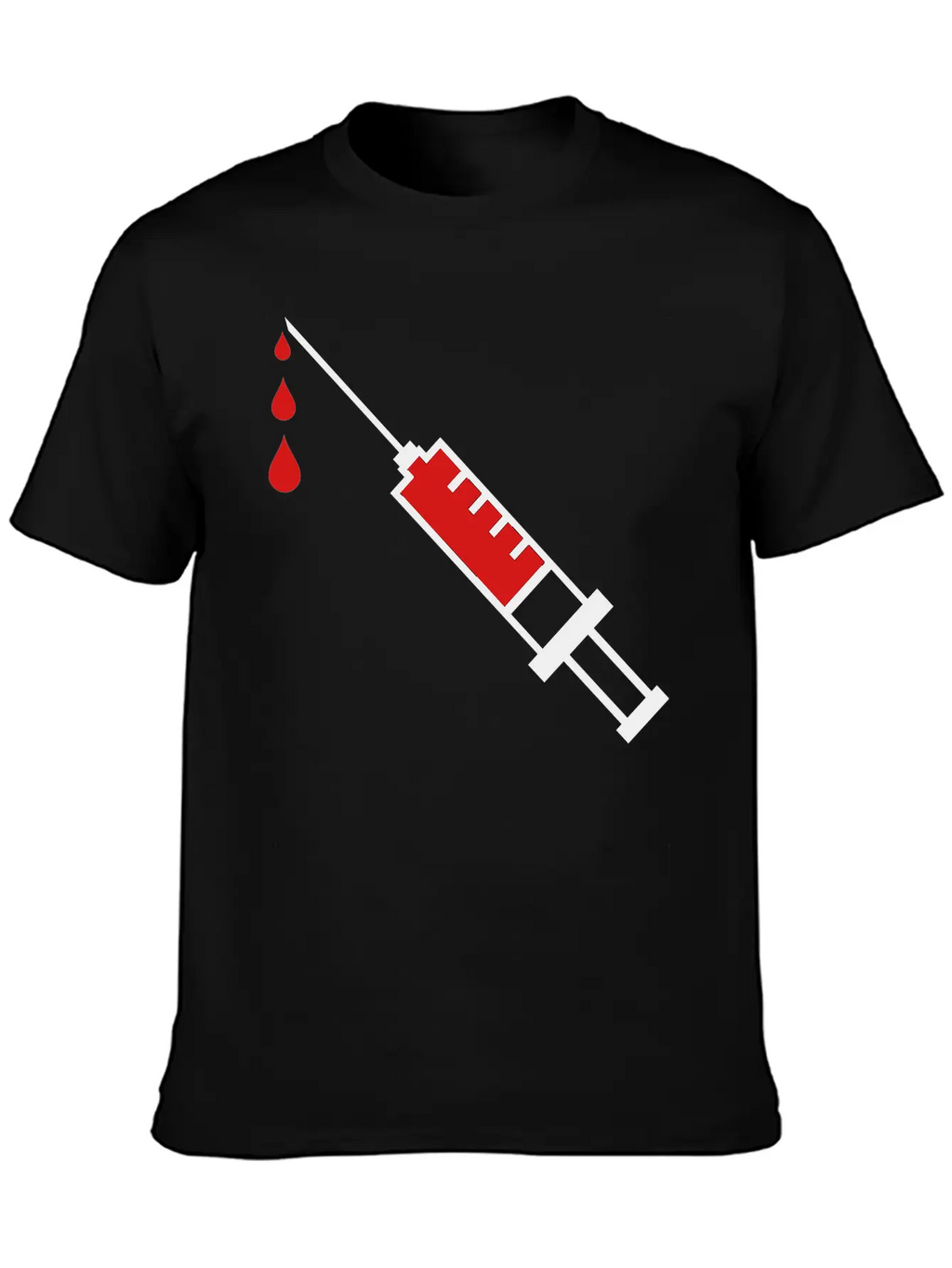 Doctor Syringe Blood Hospital Breathable Graphic T-Shirt – Perfect For Casual Days