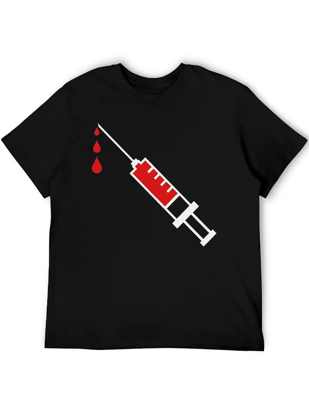 Doctor Syringe Blood Hospital Breathable Graphic T-Shirt – Perfect For Casual Days