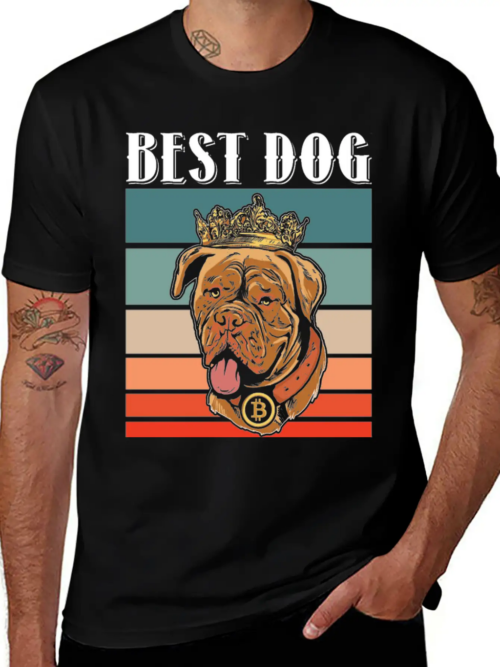 Dog And Crypto Lover Unisex Casual T-Shirt – Clean Design For Daily Comfort