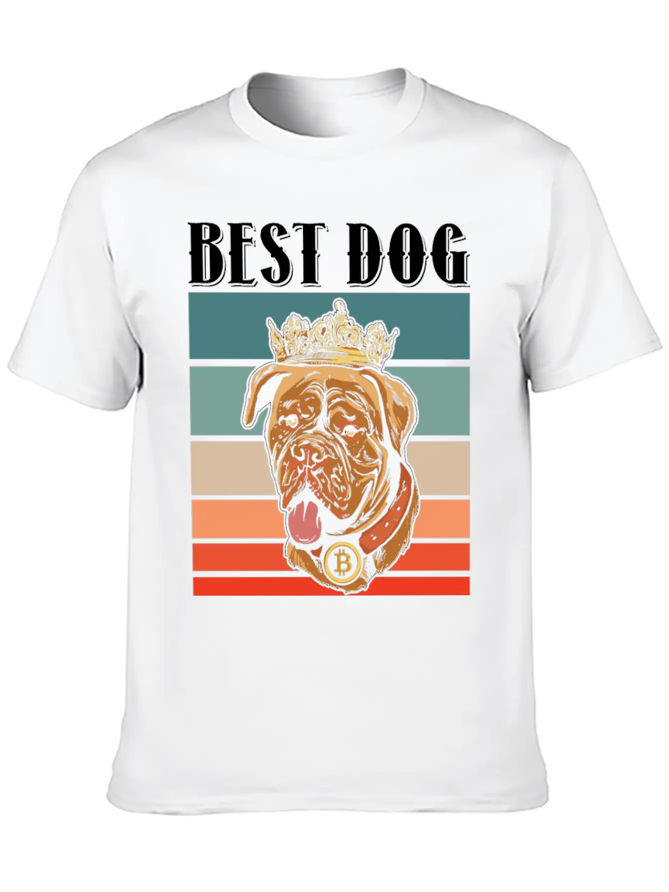 Dog And Crypto Lover Unisex Casual T-Shirt – Clean Design For Daily Comfort