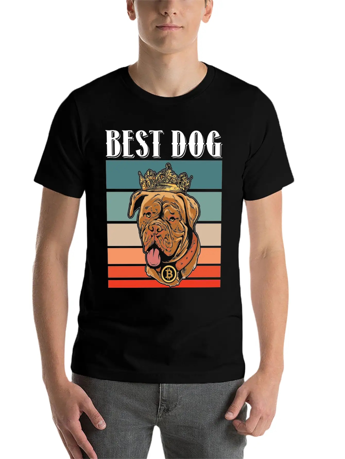 Dog And Crypto Lover Unisex Casual T-Shirt – Clean Design For Daily Comfort