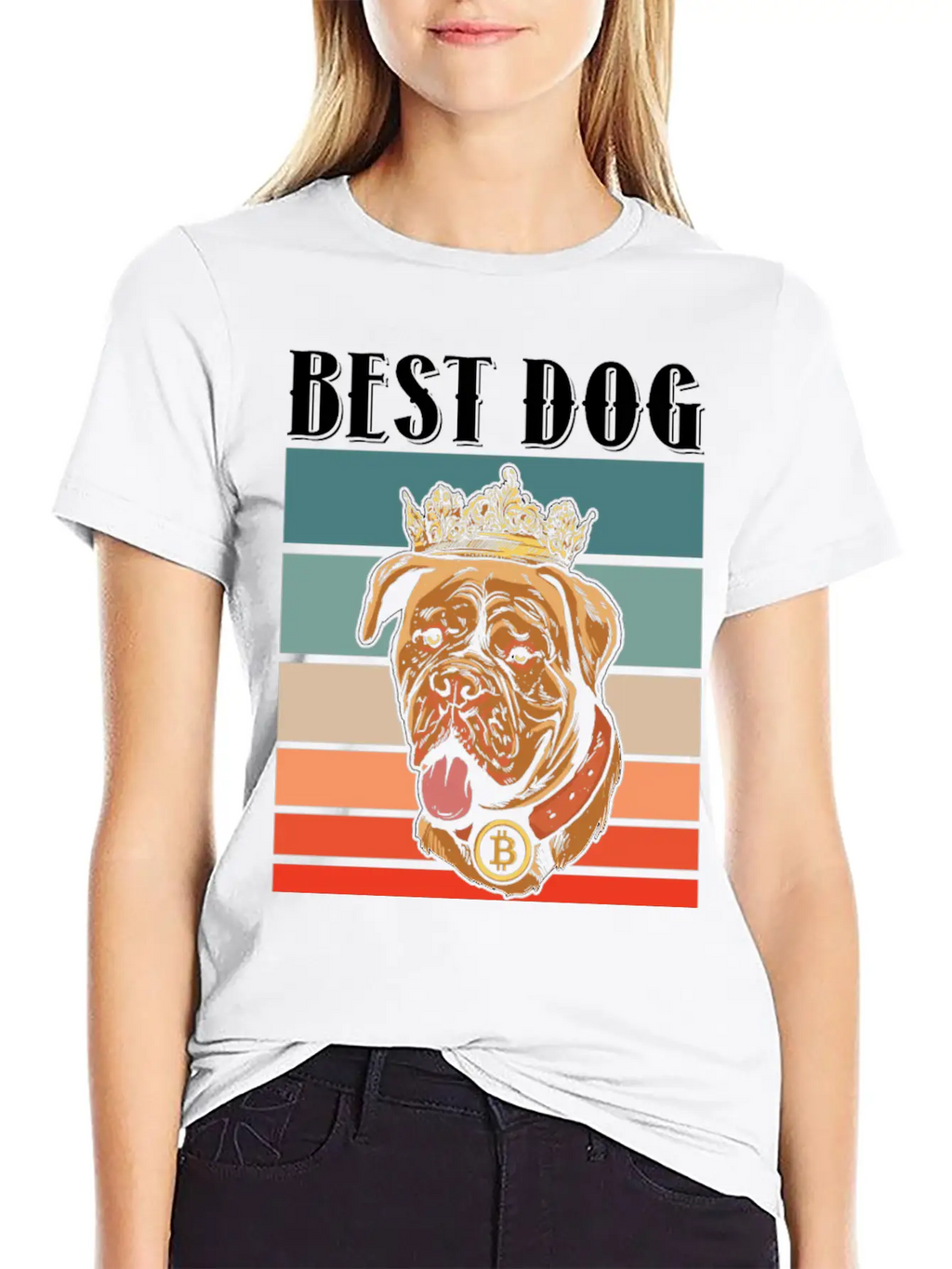 Dog And Crypto Lover Unisex Casual T-Shirt – Clean Design For Daily Comfort