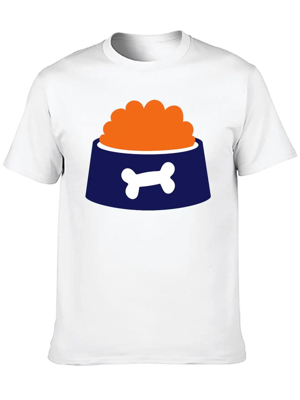 Dog Bowl - Gift For Dog Owner Essential Cotton Tee For Daily Outfits – Unisex Style