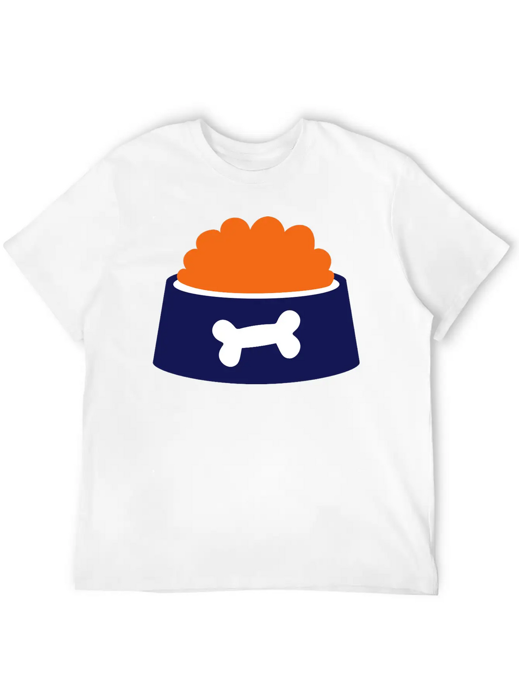 Dog Bowl - Gift For Dog Owner Essential Cotton Tee For Daily Outfits – Unisex Style