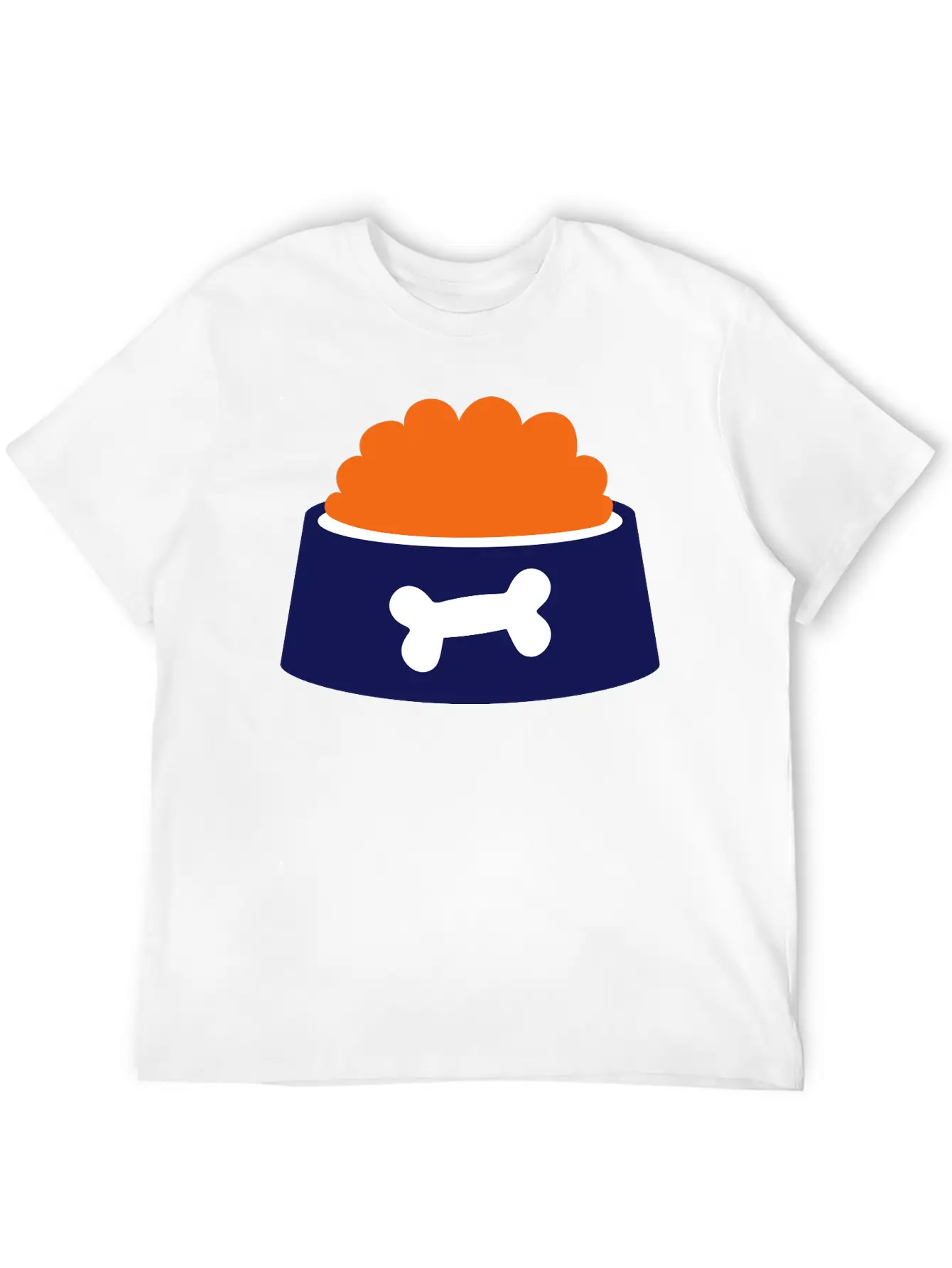 Dog Bowl - Gift For Dog Owner Essential Cotton Tee For Daily Outfits – Unisex Style