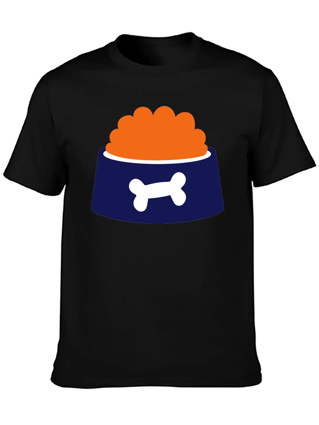 Dog Bowl - Gift For Dog Owner Essential Cotton Tee For Daily Outfits – Unisex Style