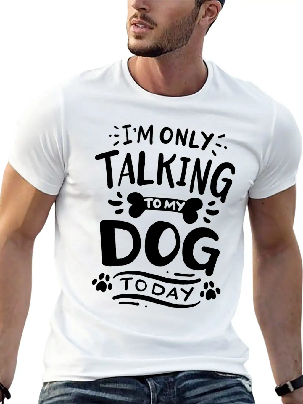 Dog Dog Owner Dog Lover Breathable Soft Cotton T-Shirt – Timeless Casual Look