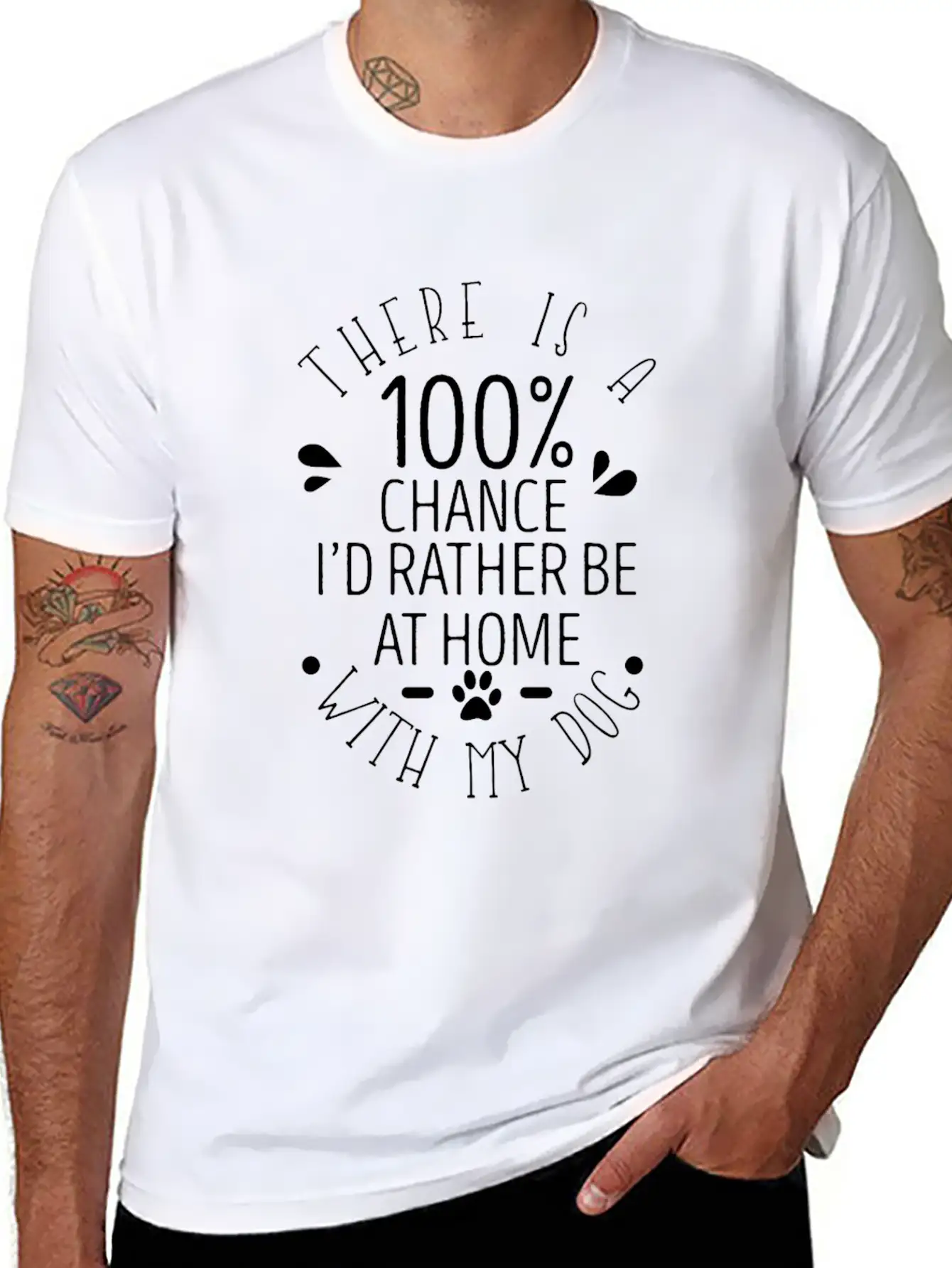 Dog Dog Puppy Dogs Gift Gift Idea Breathable Soft Cotton T-Shirt – Timeless Casual Look