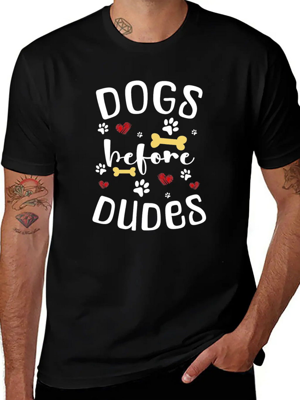 Dog Dogs Dog School Pet Relaxed Everyday Tee – Lightweight And Durable Cotton