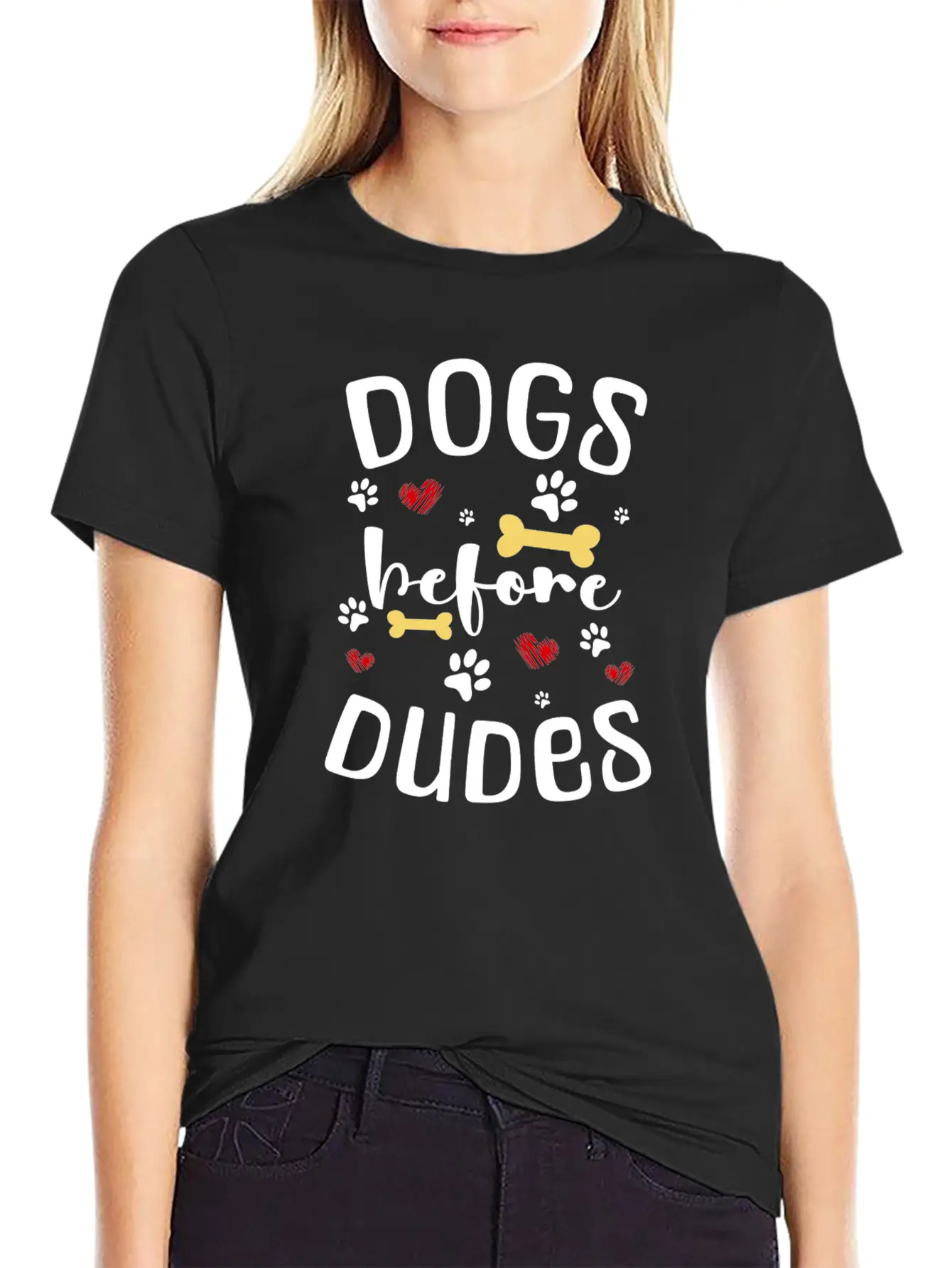 Dog Dogs Dog School Pet Relaxed Everyday Tee – Lightweight And Durable Cotton