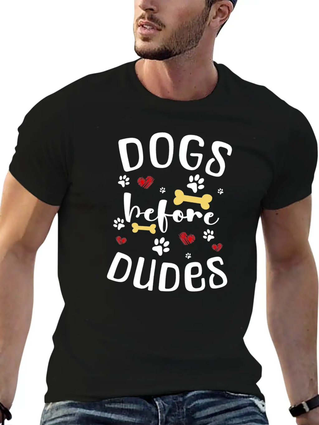 Dog Dogs Dog School Pet Relaxed Everyday Tee – Lightweight And Durable Cotton
