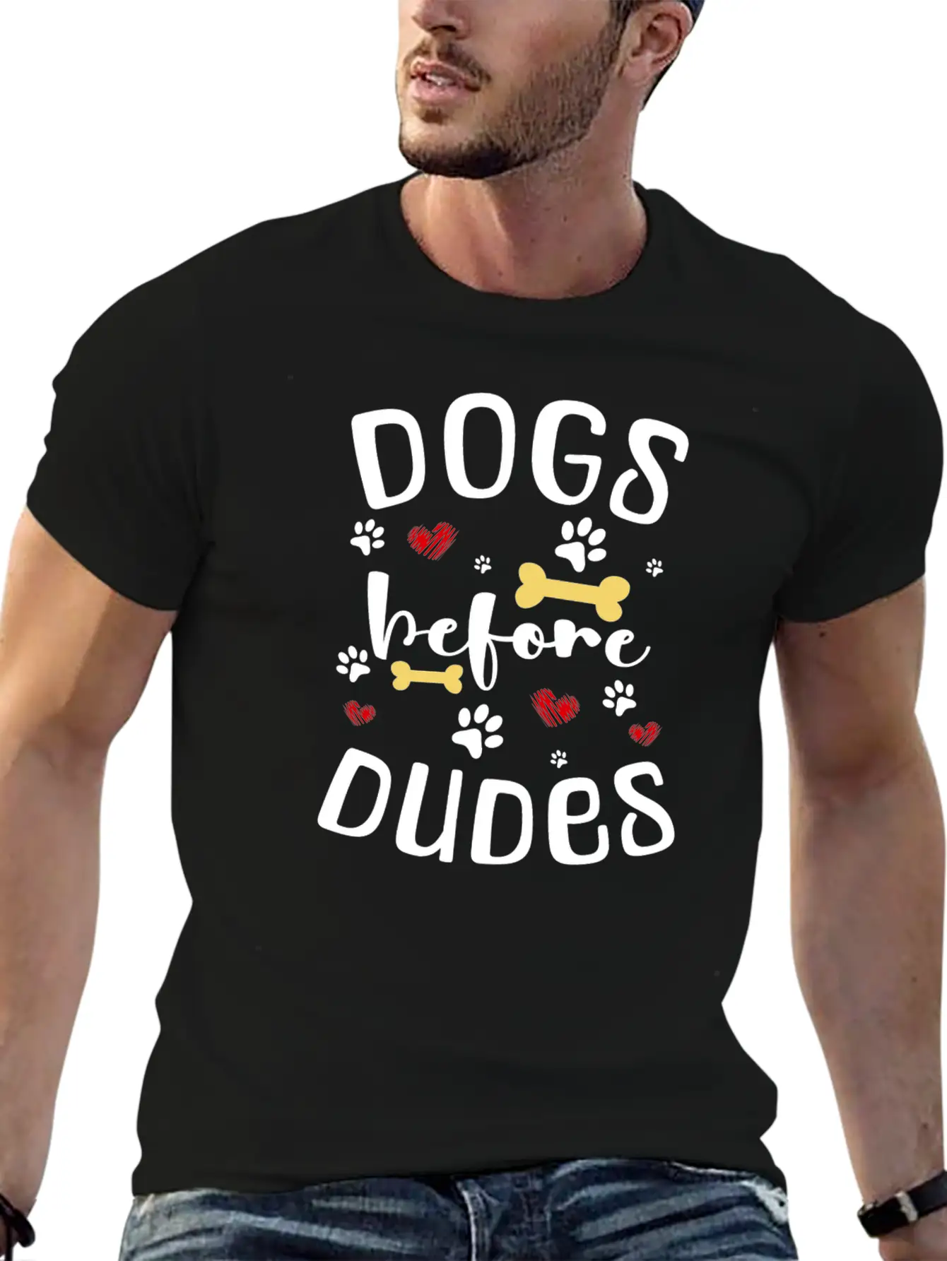 Dog Dogs Dog School Pet Relaxed Everyday Tee – Lightweight And Durable Cotton