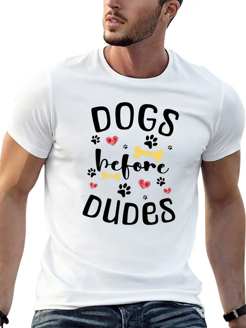 Dog Dogs Dog School Pet Relaxed Everyday Tee – Lightweight And Durable Cotton