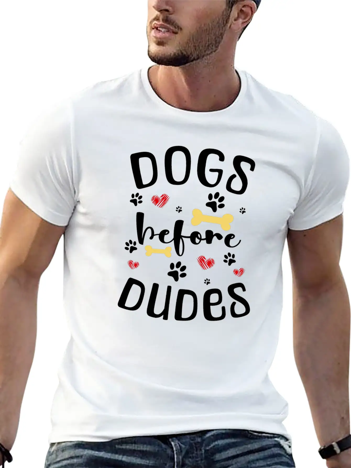 Dog Dogs Dog School Pet Relaxed Everyday Tee – Lightweight And Durable Cotton