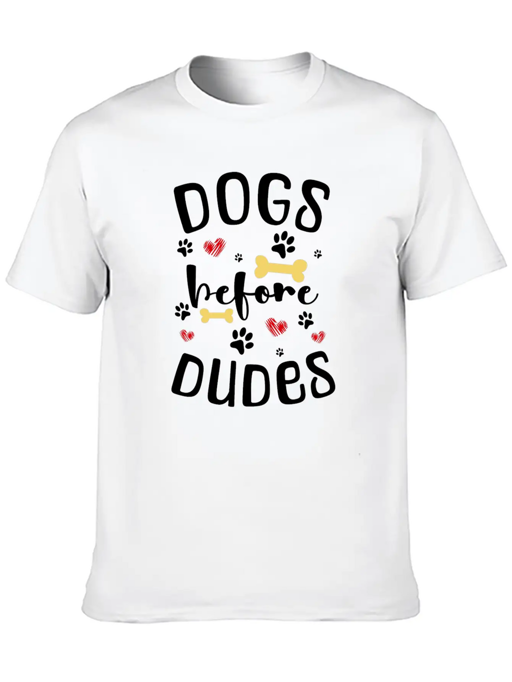 Dog Dogs Dog School Pet Relaxed Everyday Tee – Lightweight And Durable Cotton