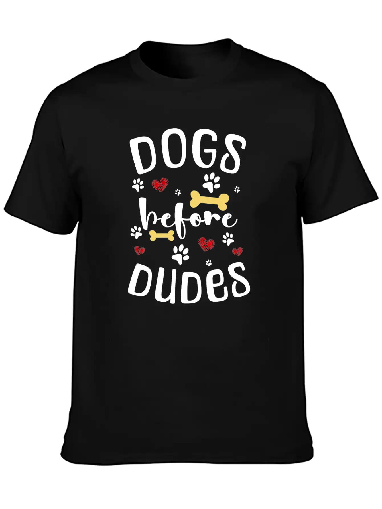 Dog Dogs Dog School Pet Relaxed Everyday Tee – Lightweight And Durable Cotton