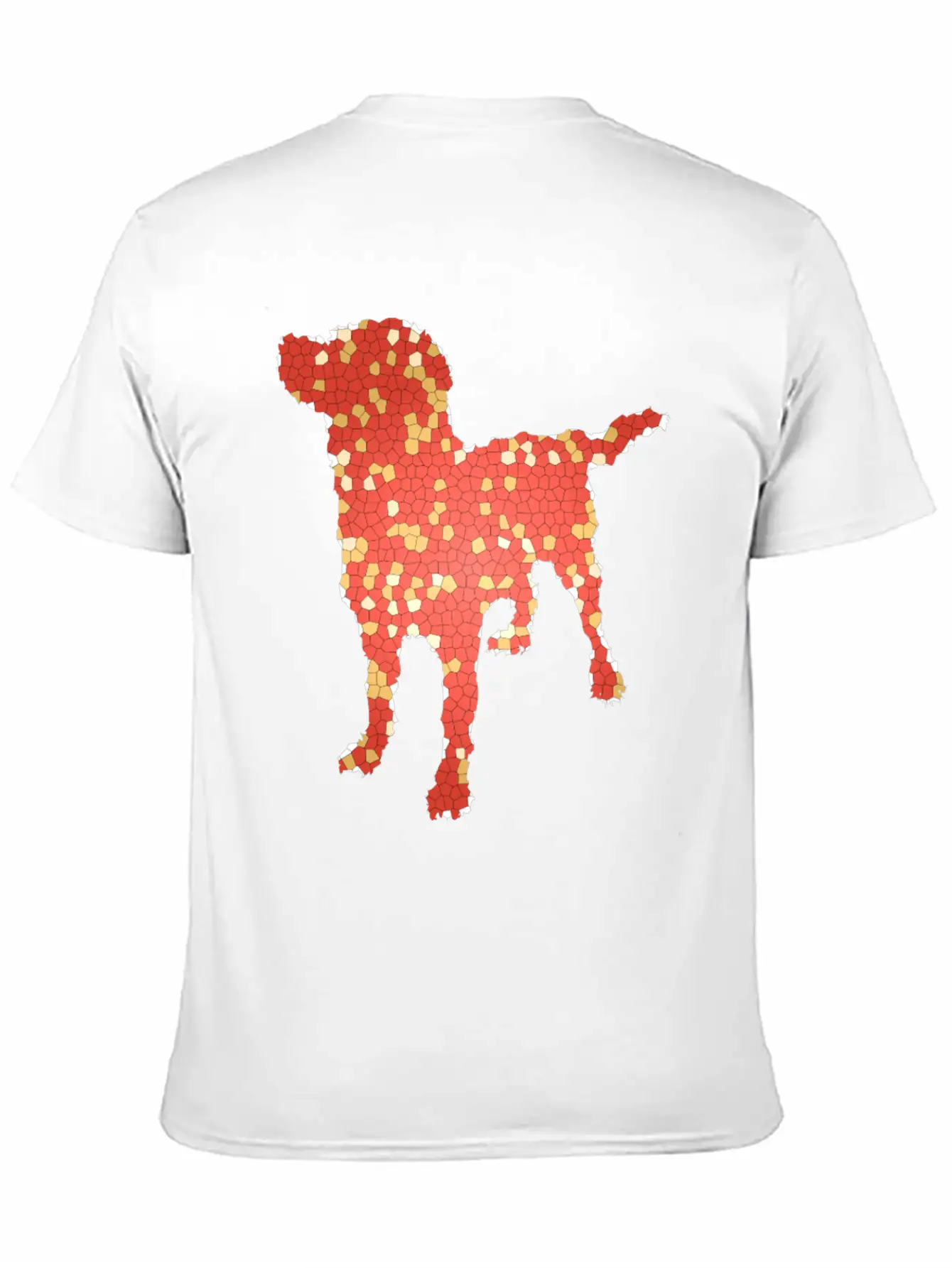 Dog Exclusive Design Gift Idea Mosaic Fashion Art Breathable Graphic T-Shirt – Perfect For Casual Days