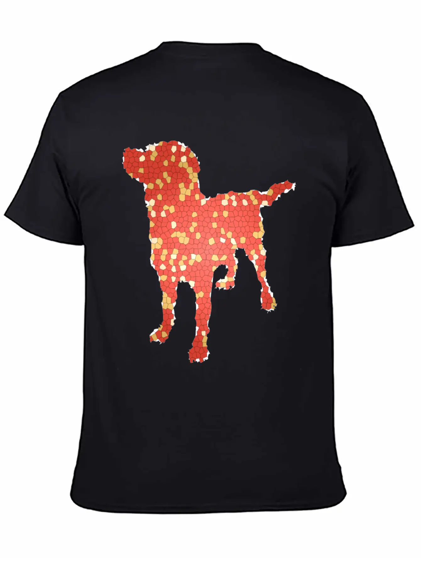 Dog Exclusive Design Gift Idea Mosaic Fashion Art Breathable Graphic T-Shirt – Perfect For Casual Days
