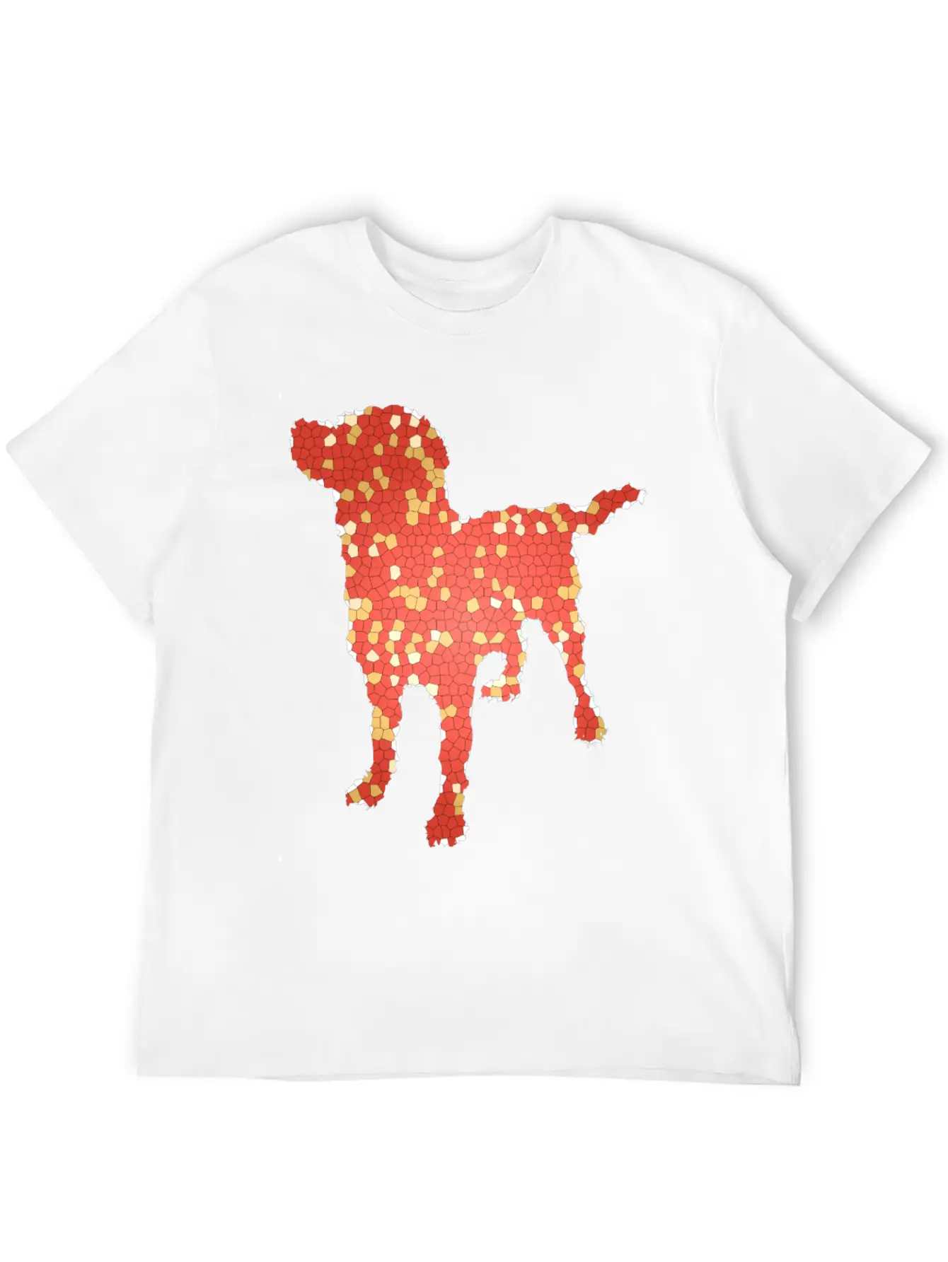 Dog Exclusive Design Gift Idea Mosaic Fashion Art Breathable Graphic T-Shirt – Perfect For Casual Days