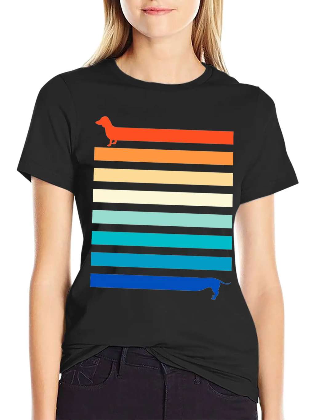 Dog Friend Retro Outfit, Best Friend Dog Dachshund Classic Cotton Tee – Unisex Comfort For Any Season