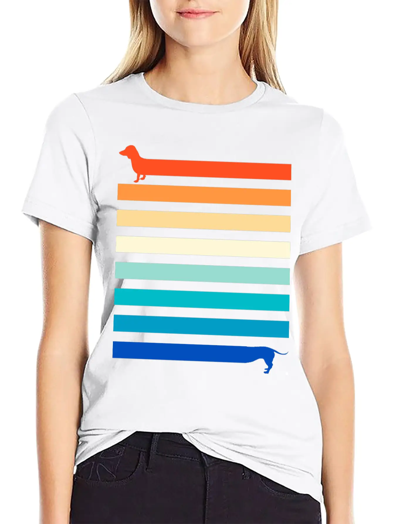Dog Friend Retro Outfit, Best Friend Dog Dachshund Classic Cotton Tee – Unisex Comfort For Any Season