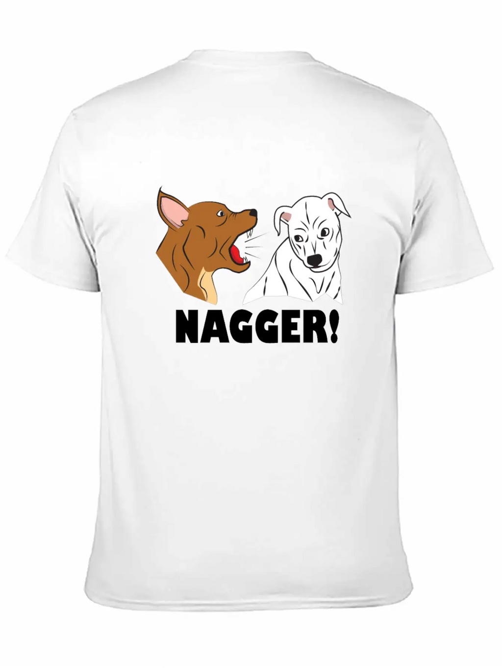 Dog Friendship Dogs Relationship Nagger Present Essential Cotton Tee For Daily Outfits – Unisex Style