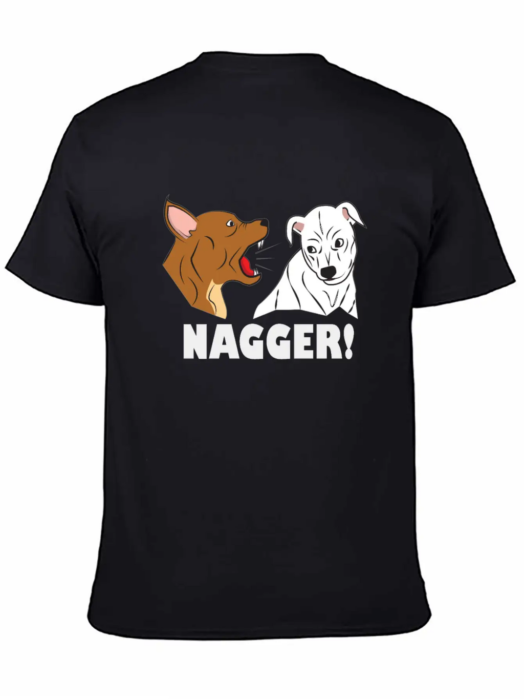 Dog Friendship Dogs Relationship Nagger Present Essential Cotton Tee For Daily Outfits – Unisex Style