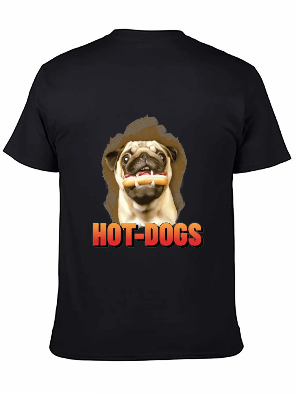 Dog Funny Hot Dogs Puppy Breathable Graphic T-Shirt – Perfect For Casual Days
