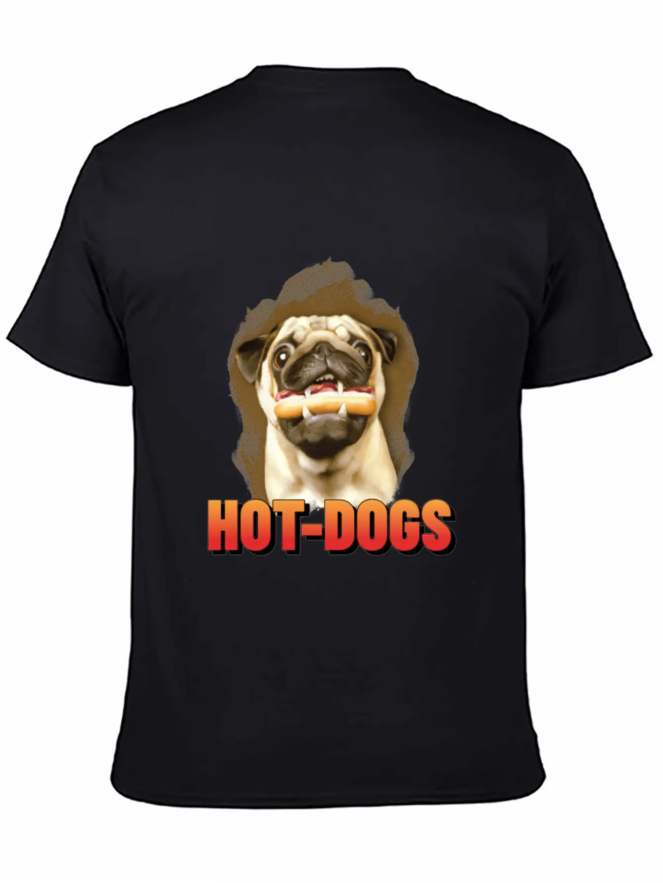 Dog Funny Hot Dogs Puppy Breathable Graphic T-Shirt – Perfect For Casual Days