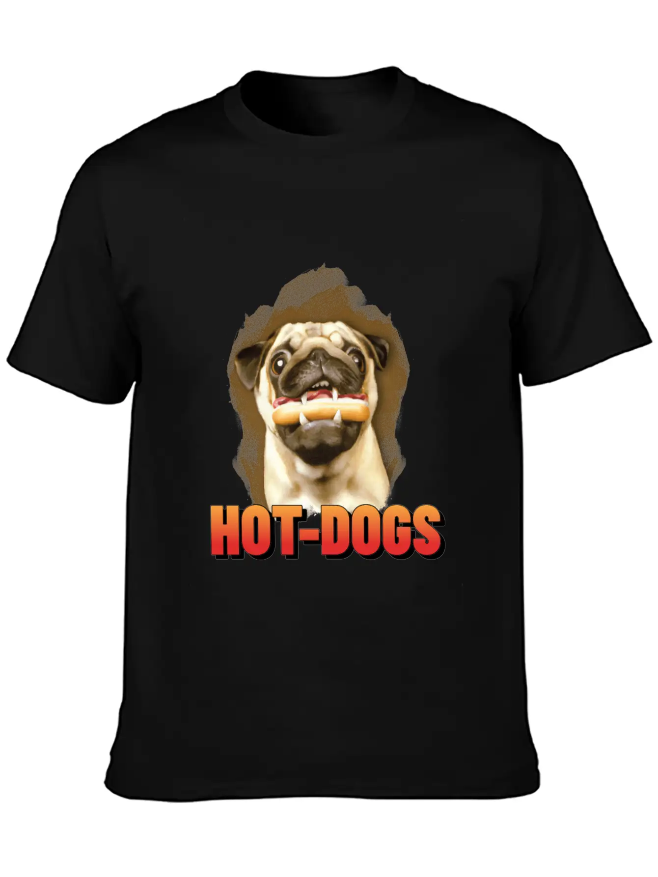 Dog Funny Hot Dogs Puppy Breathable Graphic T-Shirt – Perfect For Casual Days