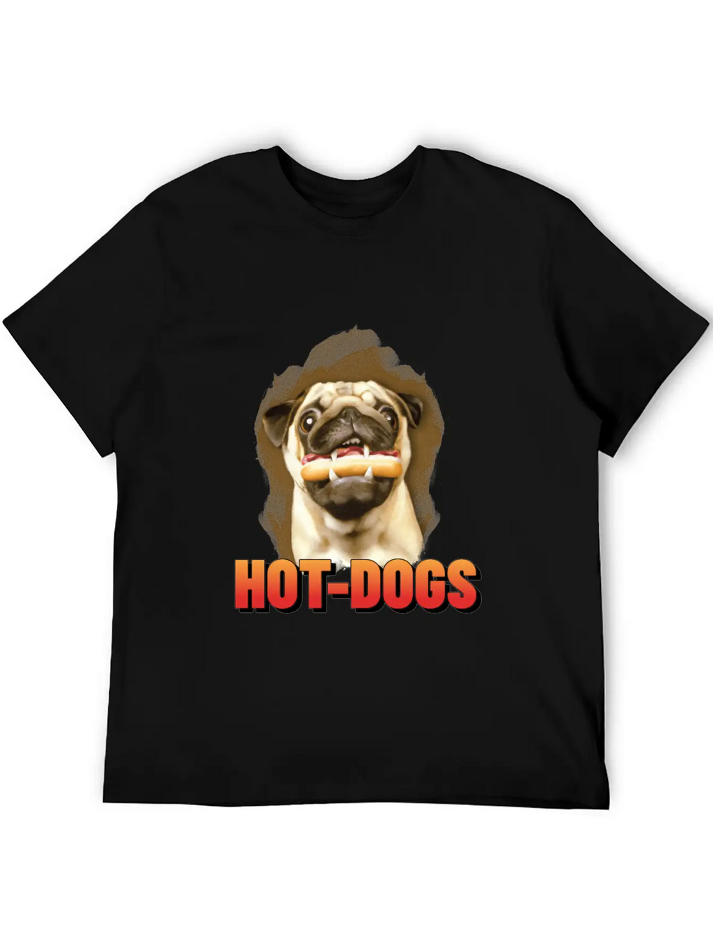 Dog Funny Hot Dogs Puppy Breathable Graphic T-Shirt – Perfect For Casual Days