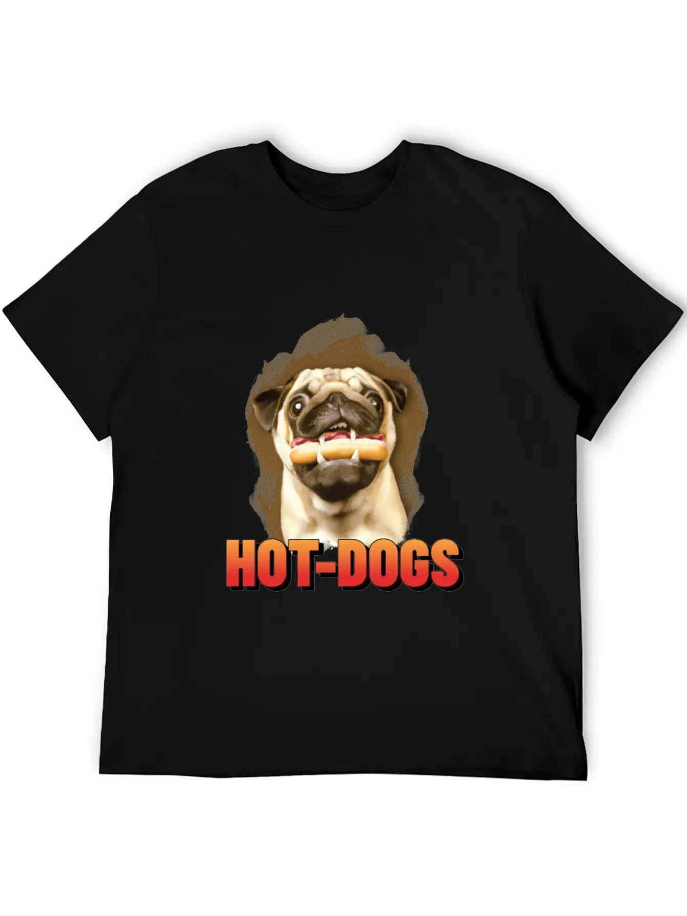 Dog Funny Hot Dogs Puppy Breathable Graphic T-Shirt – Perfect For Casual Days