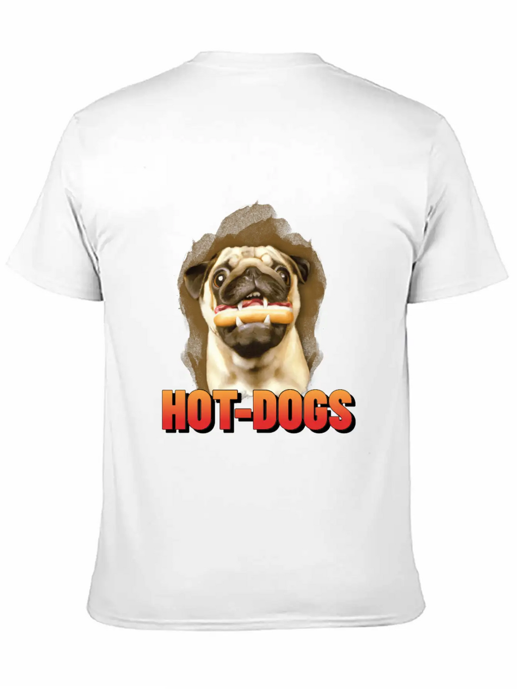 Dog Funny Hot Dogs Puppy Breathable Graphic T-Shirt – Perfect For Casual Days