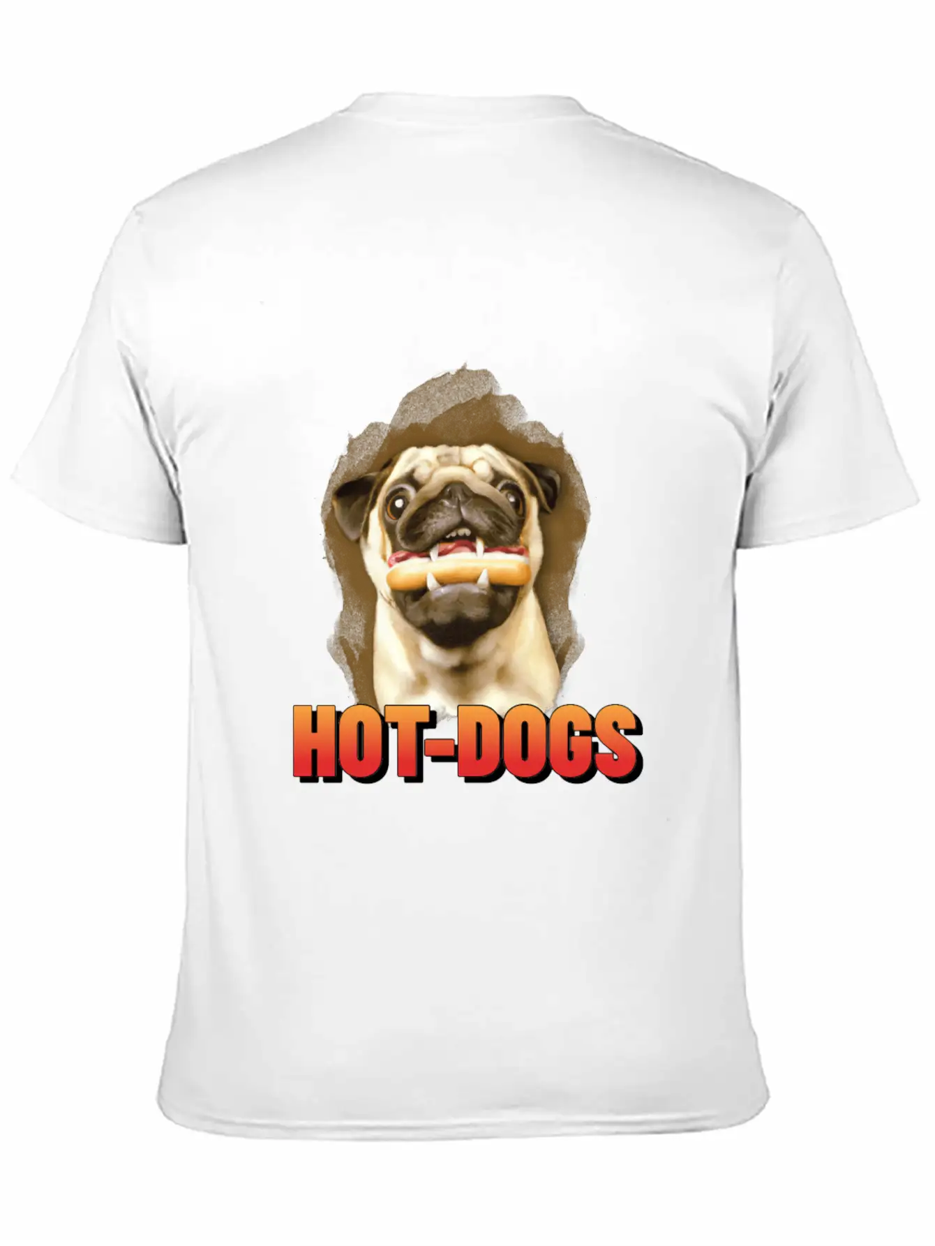 Dog Funny Hot Dogs Puppy Breathable Graphic T-Shirt – Perfect For Casual Days