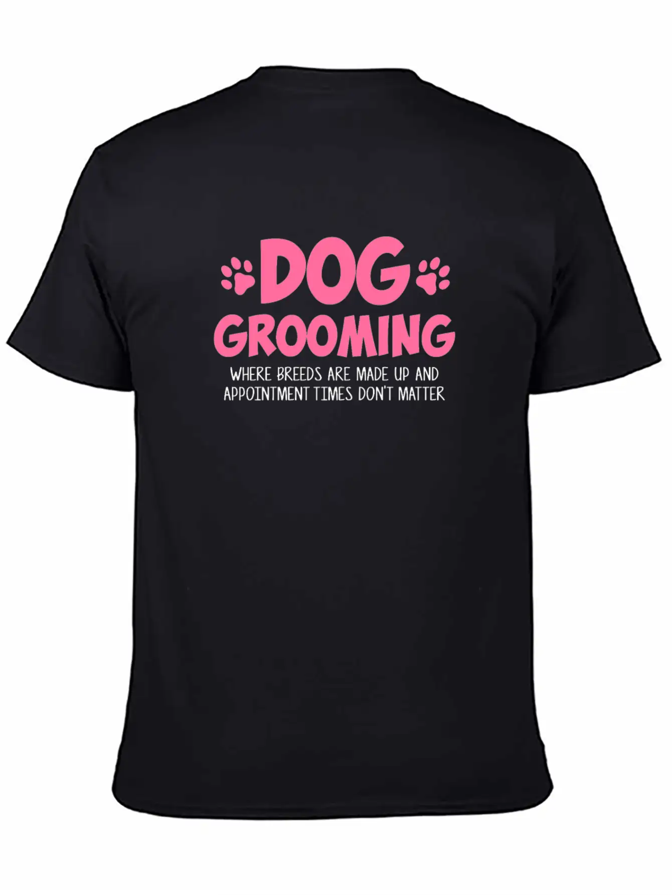 Dog Grooming Where Breeds, Dog Groomer Unisex Casual T-Shirt – Clean Design For Daily Comfort