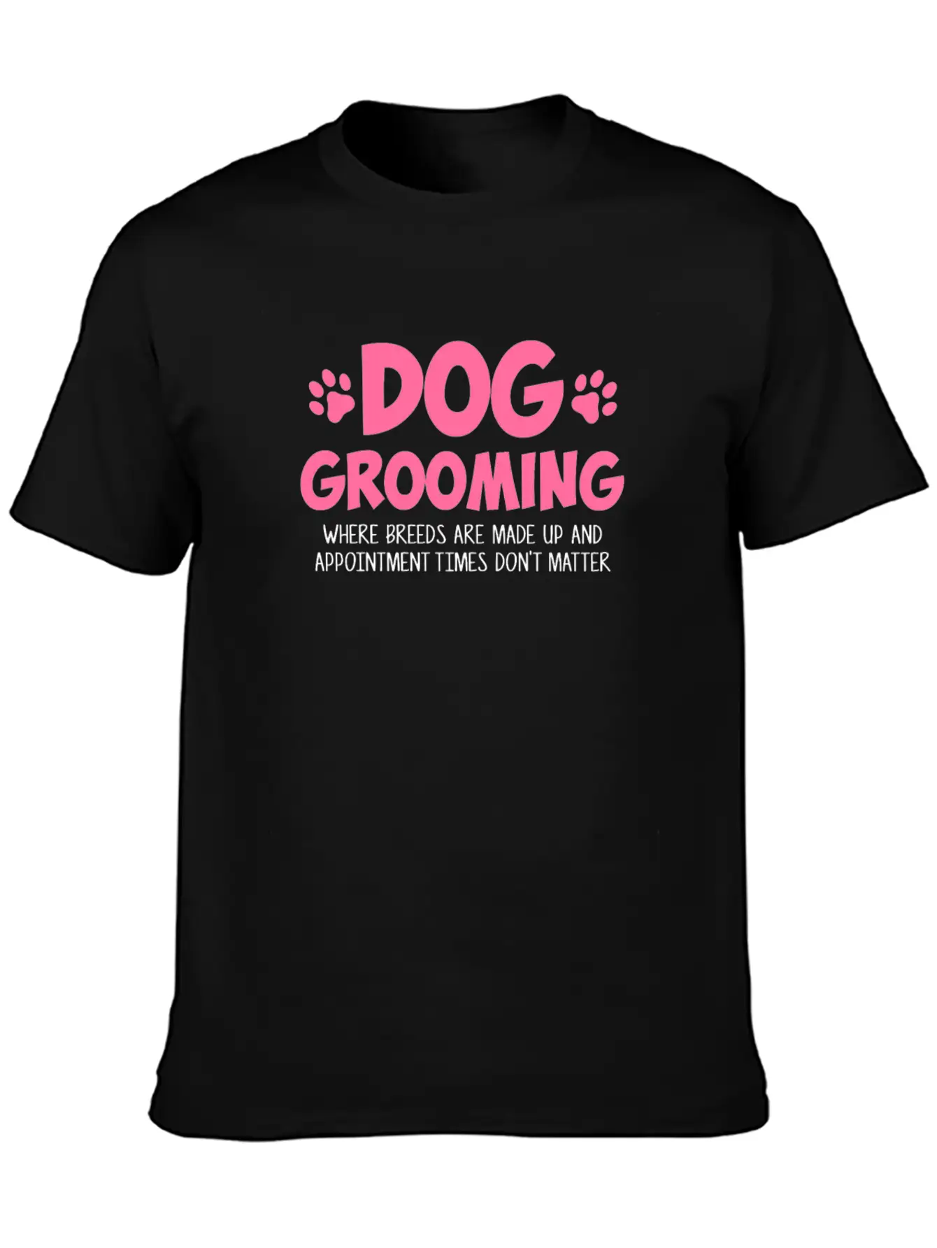 Dog Grooming Where Breeds, Dog Groomer Unisex Casual T-Shirt – Clean Design For Daily Comfort