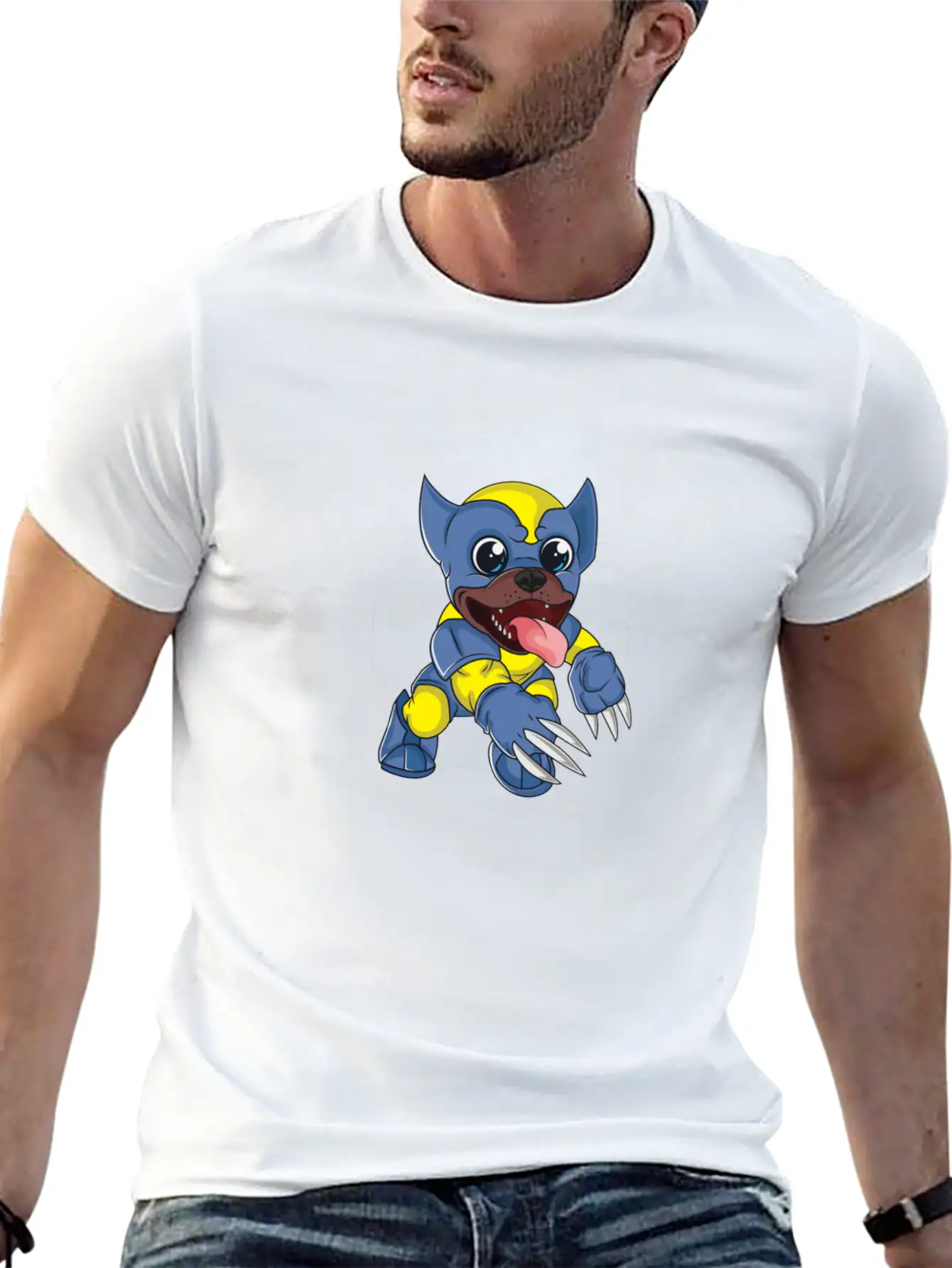 Dog Heroes Unisex Casual T-Shirt – Clean Design For Daily Comfort