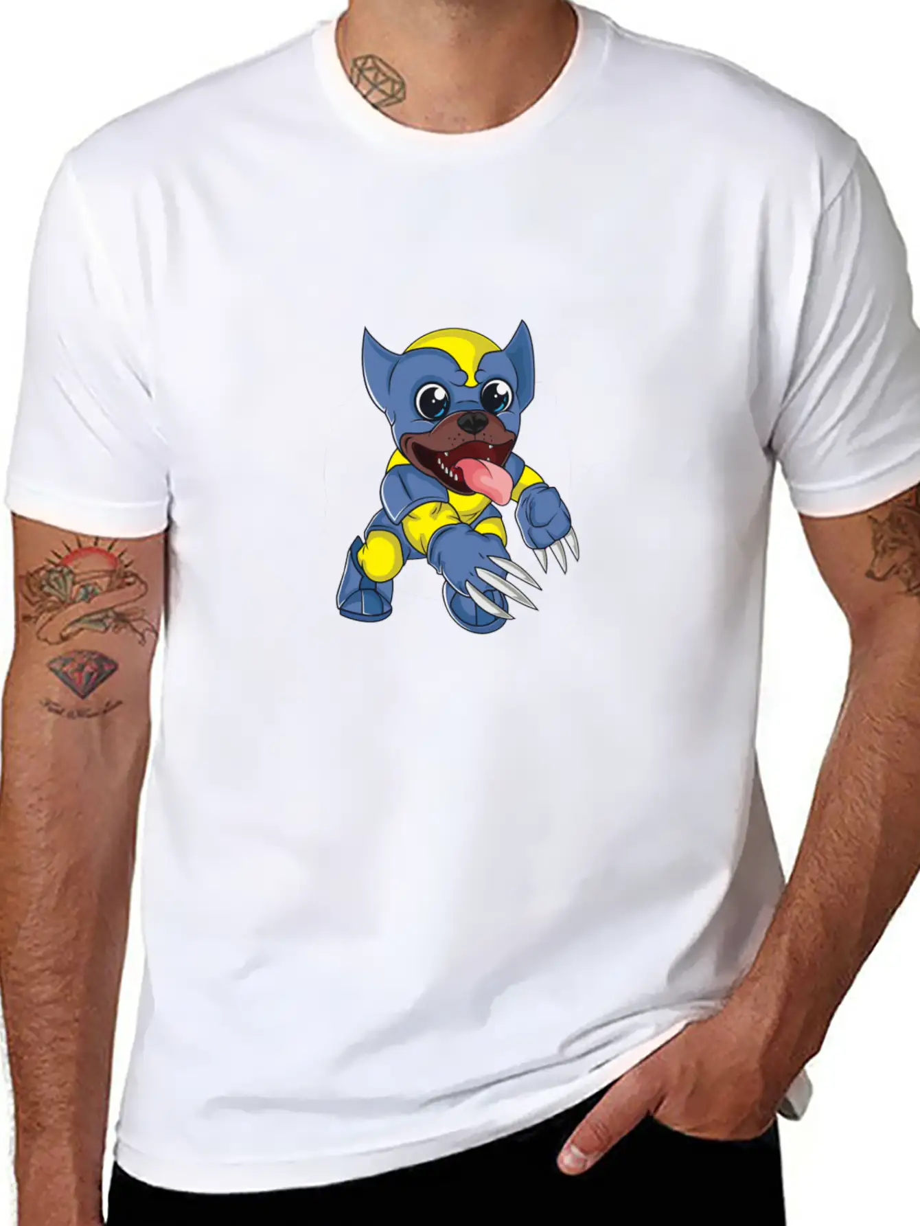 Dog Heroes Unisex Casual T-Shirt – Clean Design For Daily Comfort