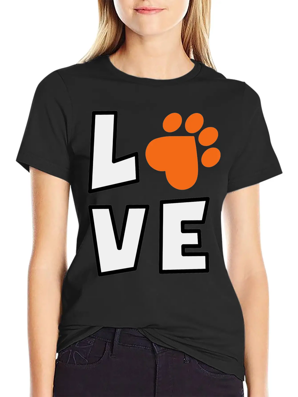 Dog Love Stylish Everyday T-Shirt – Unisex Basic Cotton Tee