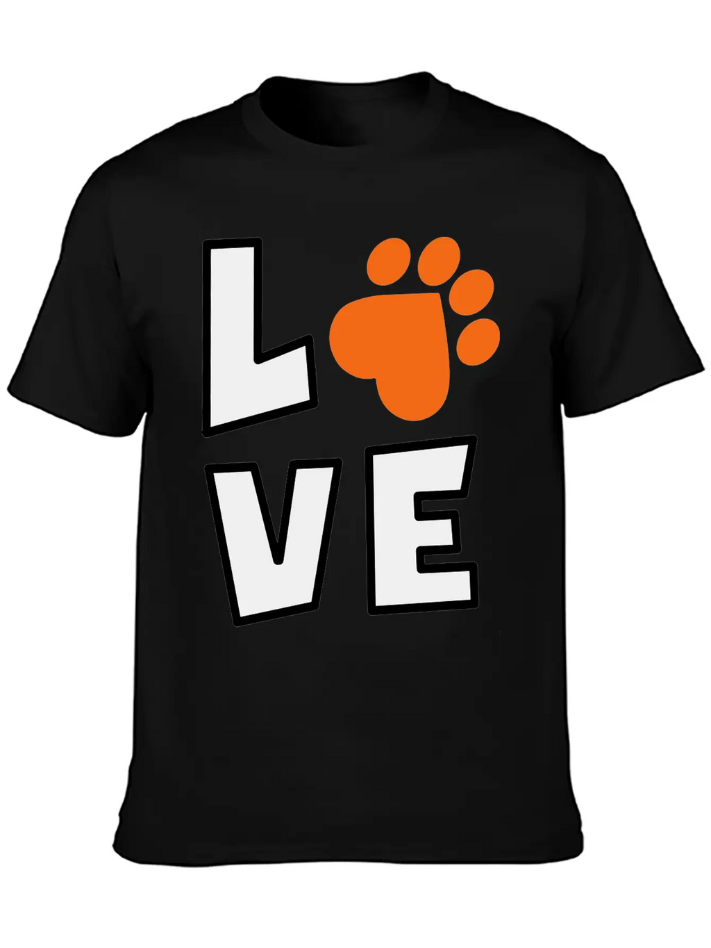 Dog Love Stylish Everyday T-Shirt – Unisex Basic Cotton Tee
