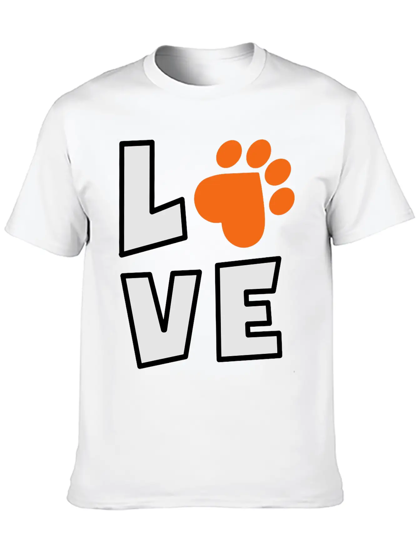 Dog Love Stylish Everyday T-Shirt – Unisex Basic Cotton Tee