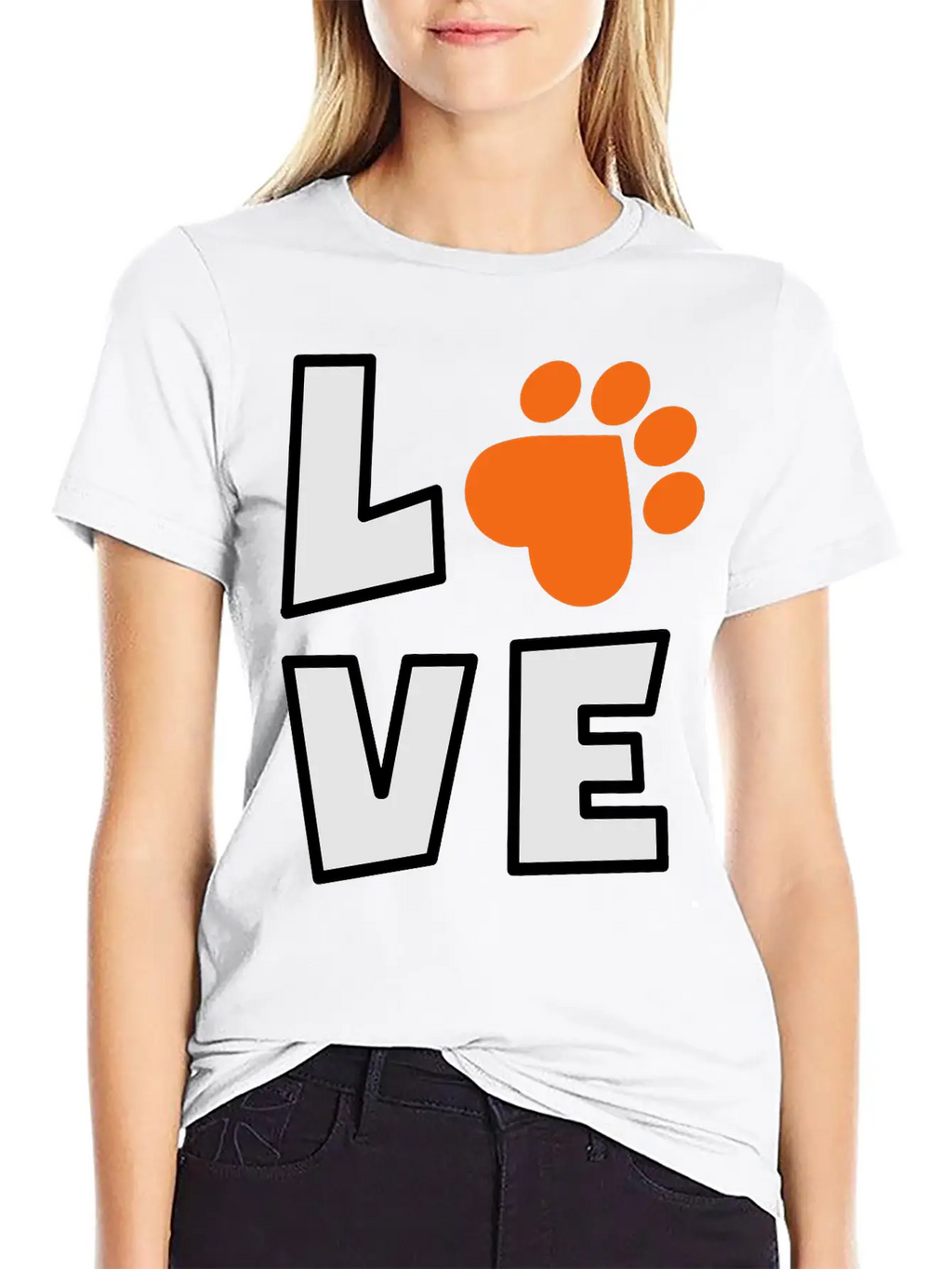 Dog Love Stylish Everyday T-Shirt – Unisex Basic Cotton Tee