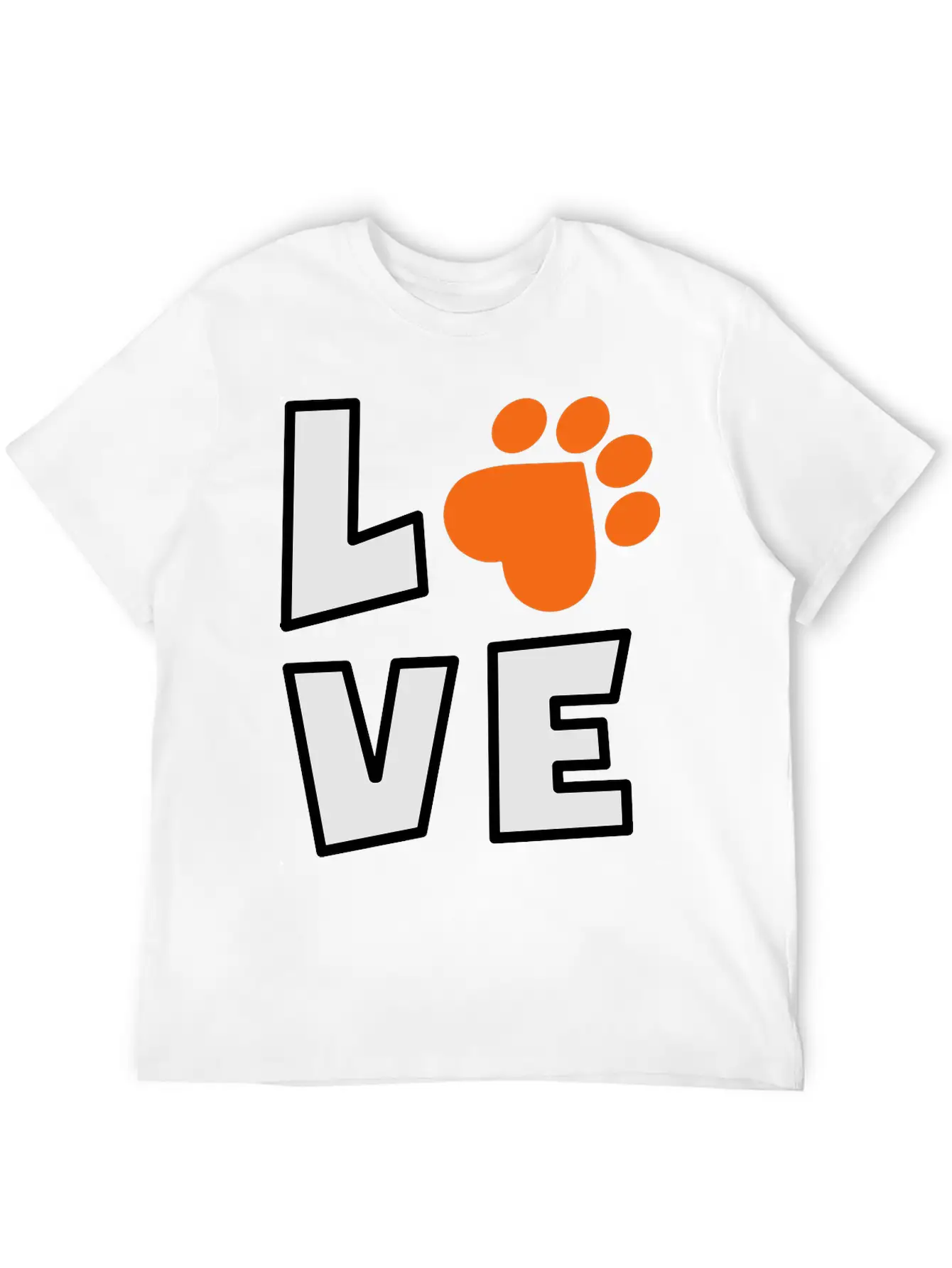 Dog Love Stylish Everyday T-Shirt – Unisex Basic Cotton Tee