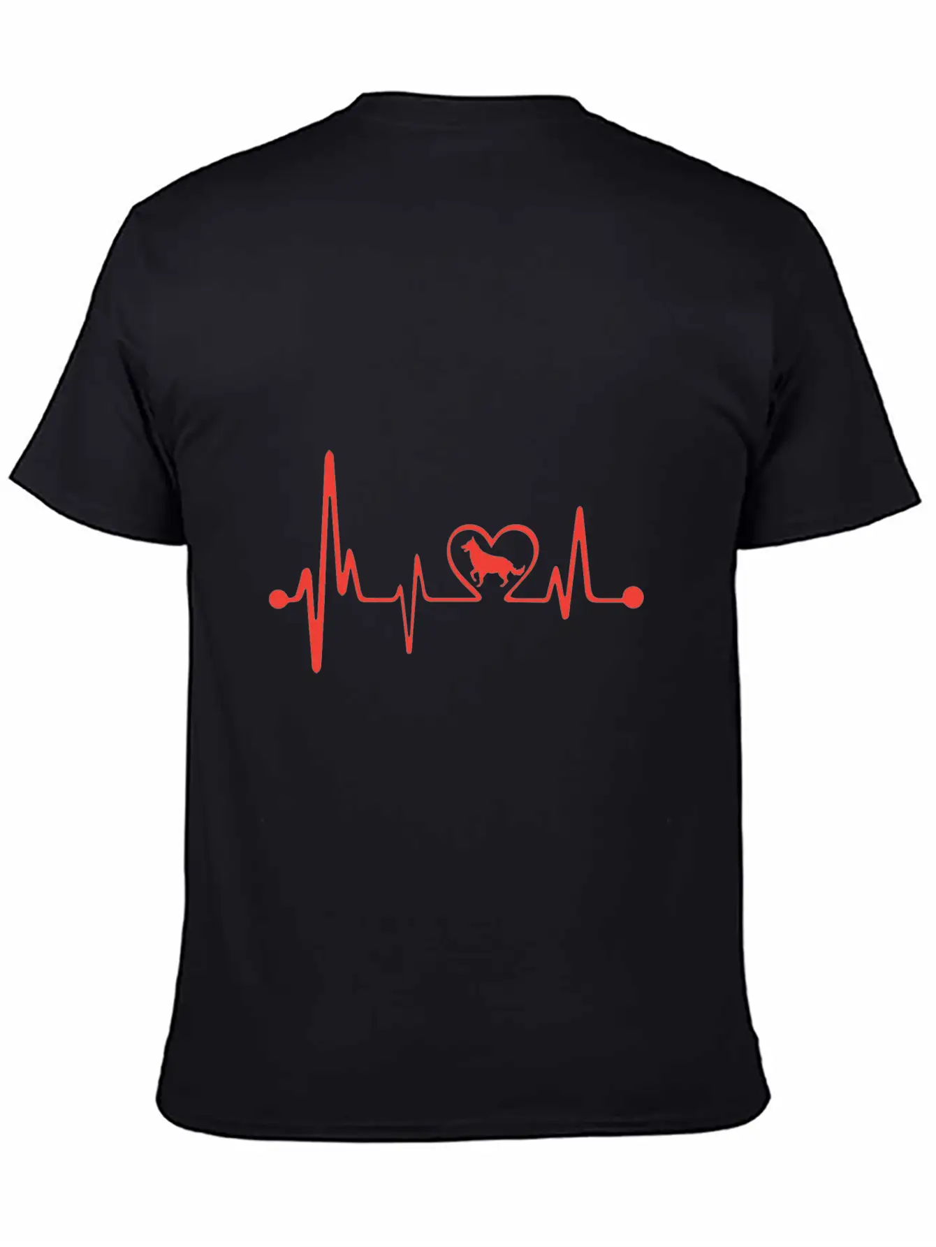 Dog Lover Design Breathable Graphic T-Shirt – Perfect For Casual Days